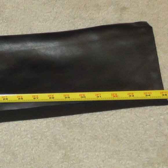 NEW NWOT Belle by Kim Gravel Petite Faux Leather Front,Ponte Back Pant Petite 0 - Picture 9 of 16